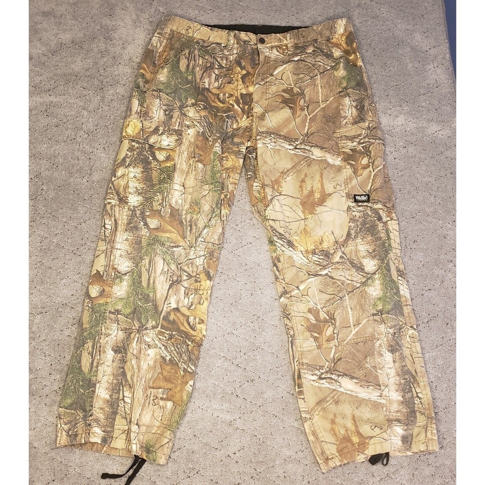 Walls Pants Mens XL Legend Camo Cargo Realtree Xtra Hunting Adjustable Waist